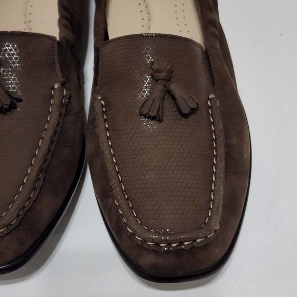 SAS HOPE Slip On Loafer In Bronze Croc Size 10‎ new@@ - Picture 3 of 9